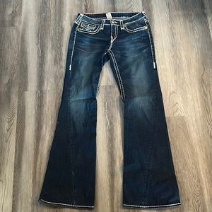 True Religion Joey Super T Flare Jeans size 31